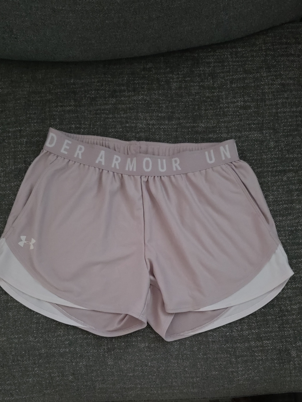 Under Armour Women's Pale Pink Athletic Shorts